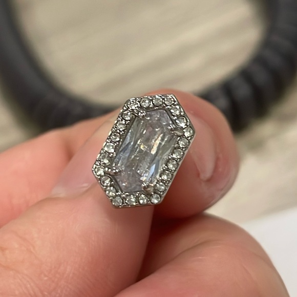 Faux Diamond Earrings - Picture 1 of 2